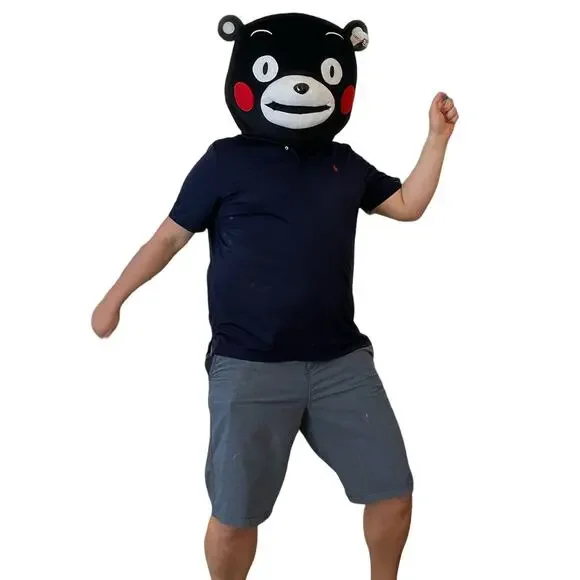 Kumamom Bear Mascot Head Full Size Head Coverage Rare